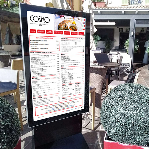 Totem menu restaurant